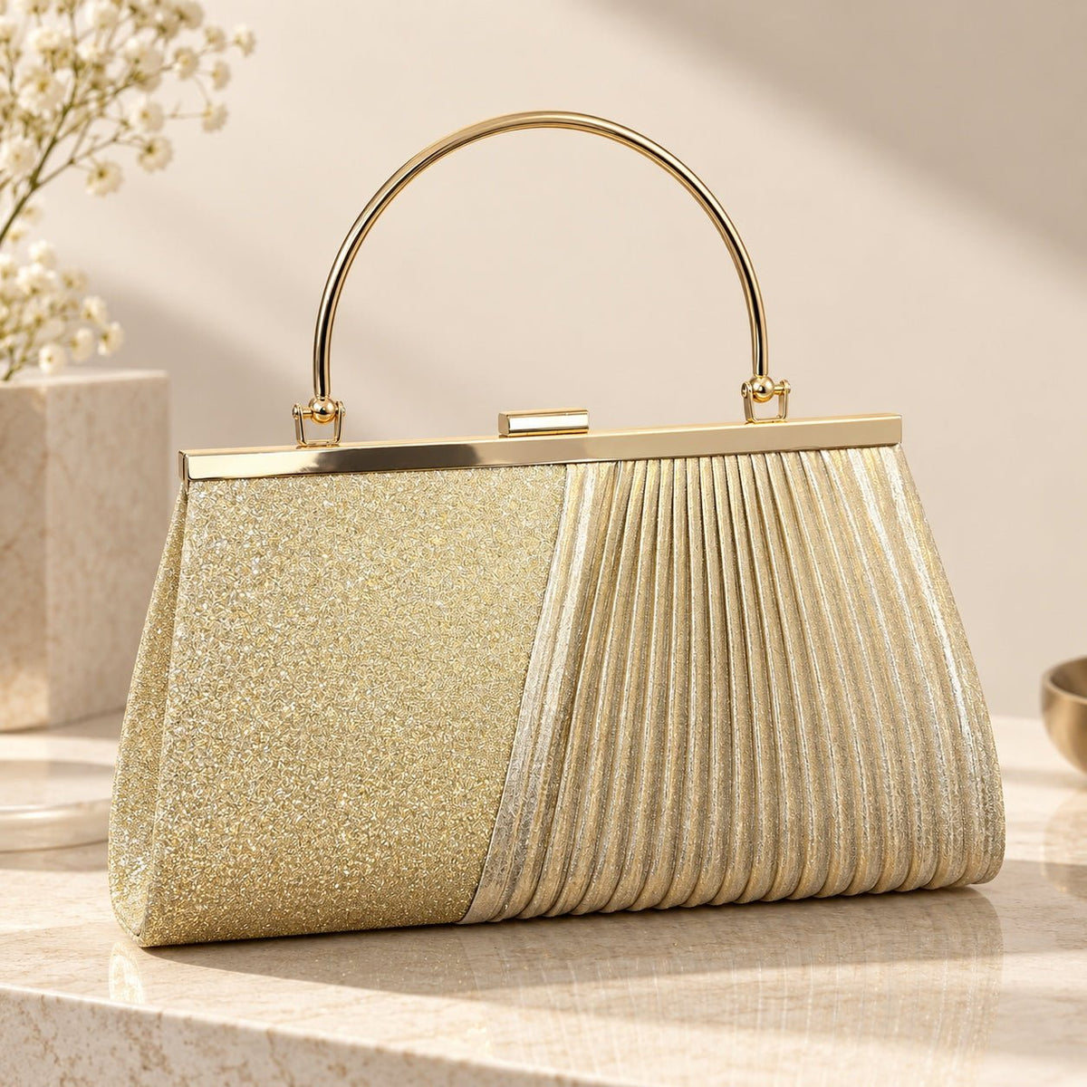 MAC040 Glitter Sequins Clutch Purses for Women